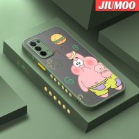 เคส JIUMOO สำหรับ OPPO A54 5G A74 5G A54 4G ลายการ์ตูน Gourmet Pai Daxing บางขอบสี่เหลี่ยมด้านดีไซน์ใหม่มีน้ำค้างแข็งโปร่งใสกันกระแทกเคสมือถือแข็งปลอกซิลิโคนคลุมทั้งหมดปกป้องกล้อง