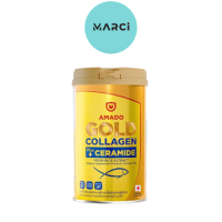 Amado Gold Collagen Plus Ceramide อมาโด้ โกลด์ คอลลาเจน พลัส เซราไมด์ [150 กรัม]