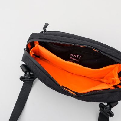 [COD]HITAM Fast Shipment ANT PROJECT - 3 In 1 Sling Bag RONIN Black Extra Pocket Waterproof Slot