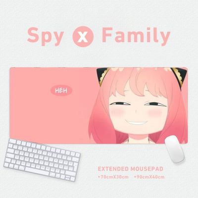 Anya FORGER x Spy Family | แผ่นรองเมาส์ แบบขยาย | แผ่นรองเมาส์ คีย์บอร์ด ลายการ์ตูนอนิเมะ ขนาดใหญ่ Xxl สําหรับเล่นเกม