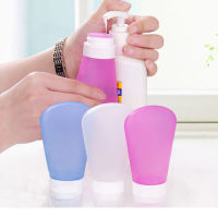 Silicone bottle divider gel cream ขวดซิลิโคนพกพา ขวดแบ่งเดินทาง ขวดแบ่งพกพา ขวดแบ่งแชมพู ขวดซิลิโคนนิ่ม 4 ชิ้น  ขวดแบ่งของเหลว ขวดแบ่งครีม