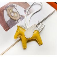 2023 New★ 2021 latest original Pegasus pendant pure hand-stitched sheepskin angel pony bag pendant car female keychain