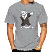 Cute Dabbing Old English Sheepdog Dog T-Shirt Funny Gift O Neck T-Shirts Male Low Price Steampunk Colour Funny Printed