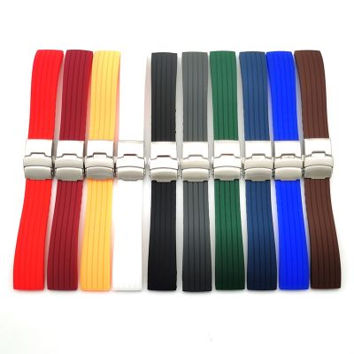 【CW】◊▽  Silicone Rubber Watchband 3 45mm 46mm 2 Neo Buckle