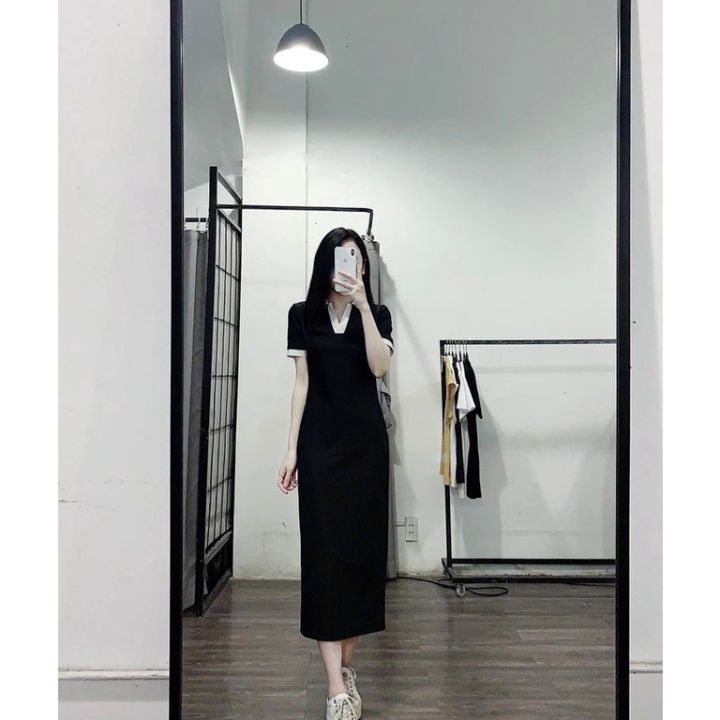 Váy Suông Body Cổ Trụ Ôm Dáng Siêu Sang ( Vbd012) | Lazada.vn