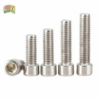 25pcs M2.5 M3 Nonstandard 304 A2 Stainless Steel Hexagon Hex Socket Cap Allen Head Screw Bolt Small Head Diameter 3.8mm 4.5mm