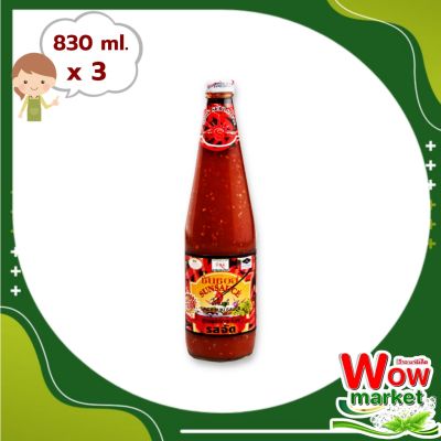 Sunsauce Spicy Suki Sauce 830 g x 3 : ซันซอส น้ำจิ้มสุกี้ สูตรพริกกะเหรี่ยง 830 กรัม x 3 ขวด