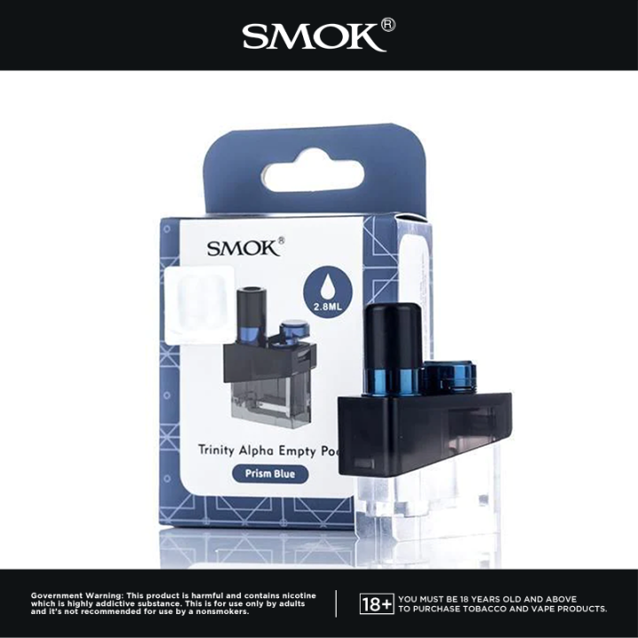 SMOK Trinity Alpha Kit Pod Vape Atomizer (1 pod&2 coils) 2.8 mL Lazada PH