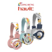 Tai nghe chụp tai có dây Havit H2238D - Hàng chính hãng - Màu sắc độc đáo