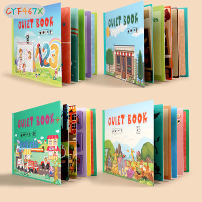 CYF Quiet Busy Book For Kids Montessori Toys To Learning Early Skills For Preschool
