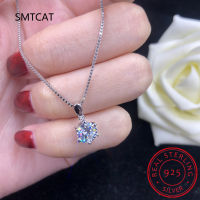 100 จริง Moissanite สร้อยคอ1CT 2CT 3CT VVS Lab เพชรจี้สร้อยคอผู้หญิงผู้ชายของขวัญเงินสเตอร์ลิงเครื่องประดับจัดงานแต่งงาน