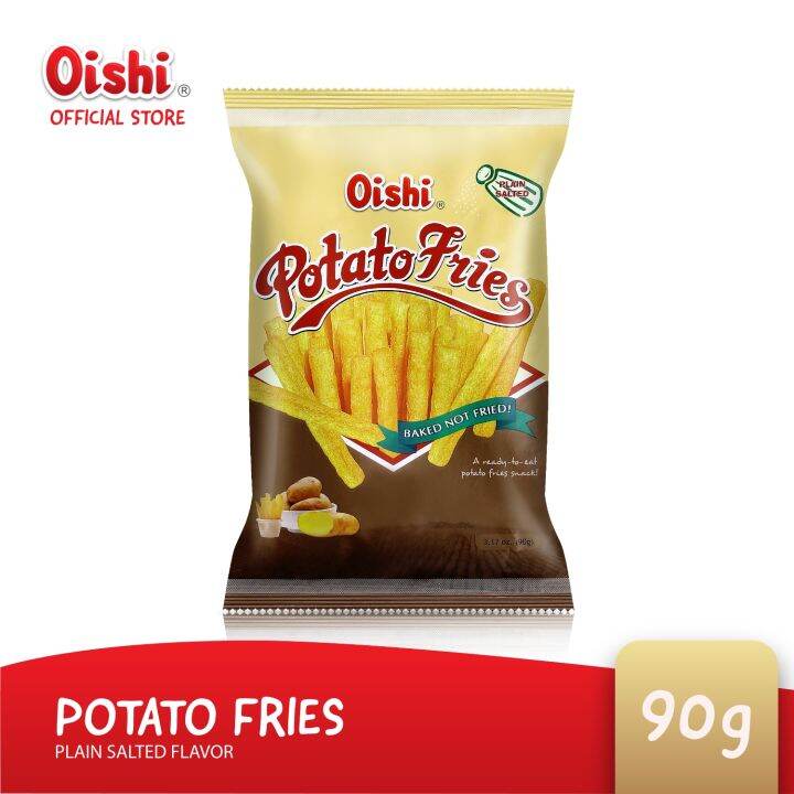 Oishi Potato Fries Plain Salted 90g Lazada Ph