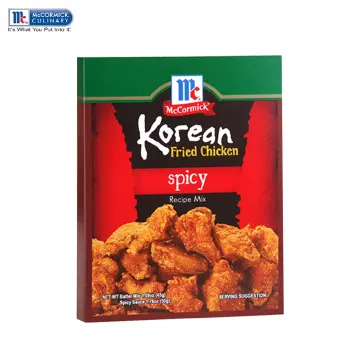 Foodrella Korean Taste Crispy Fried Chicken Crispy Batter Mix, Frying  Powder Mix, Product of Korea, 4.4 LB (2kg), 1 pack