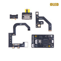 [Eqrbtl] สายเคเบิลงอได้เปลี่ยนถ่าย TYPE-C 1ชุดสำหรับสวิตช์ OLED LITE Port ชิ้นส่วนซ่อมสายเคเบิลคอนโซลเกม