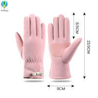 TPY Outdoor Split-Finger Thin Gloves Textural Skinfeel Surface Gloves For Women Winter Accessories