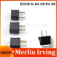 Merlin Irving Shop US To EU UK AU Euro Europe Plug Converter 2 Round AC Travel Power Adapter American US To EU Electrical Socket universal