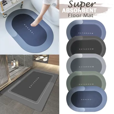 Super Absorbent Bath Mat Entrance Doormat Bathroom Absorbent Floor Mat Car for Living Room Tapis Welcome Mats Home Decor