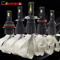 Cawanerl 2 Pieces 60W H1 H3 H4 H7 H8 H9 H11 9005 HB3 H10 9006 HB4 Car LED Lamp 6400LM 6500K White 12V Auto Headlight Fog Light