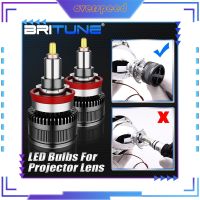 Overspeed หลอดไฟไฟหน้ารถมอเตอร์ไซค์แบบ LED 8000LM 70W D2S H1 H11 D2H 9005 9006 3R/Koito เลนส์โปรเจคเตอร์ Q5อุปกรณ์ไฟรถยนต์หมอก