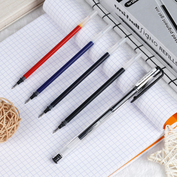 12pcs-lot-uni-umr-5-gel-refill-um-100-refill-0-5mm-signature-pen-refill-student-stationery-refill