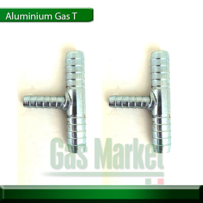 สามทางแก๊สอลูมิเนียม Ø12 X Ø06 X Ø12 - 2 ตัว - Aluminium Gas T Ø12 X Ø06 X Ø12 2 pcs