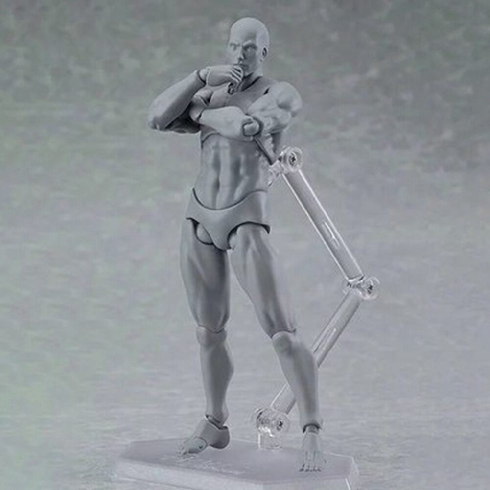 Figuarts Figma CHAN & KUN Male Movable Action Figure Body Model US 5"S.H 