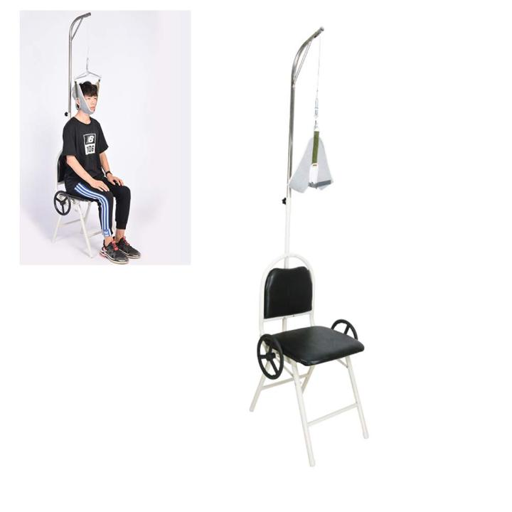 เครื่องยืดกระดูกคอ-เก้าอี้ดึงคอ-เครื่องดึงคอ-สำหรับโรค-ปวดคอ-หมอนรองกระดูกคอเสื่อม-hang-up