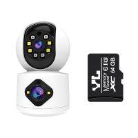 Vstarcam กล้องวงจรปิด Ptz มีกล้องคู่ระบบรักษาความปลอดภัยในร่มที่จอดูแลเด็ก Ip Cctv พร้อมกล้อง Wifi 4mp