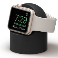 แท่นชาร์จโทรศัพท์ซิลิโคนเหมาะสำหรับนาฬิกา Apple 7 6 5 4 3 2 1สายรัด Iwatch ขนาด44มม. 40มม. 42มม. 38มม. เหมาะสำหรับอุปกรณ์นาฬิกา Apple