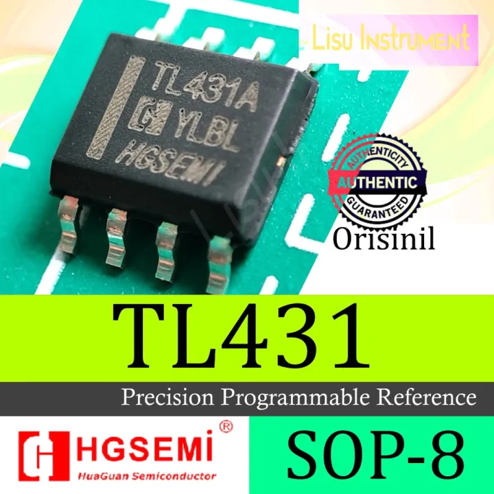 TL431 TL431C TL431A Precision Programmable Reference SOP-8 HGSemi ...
