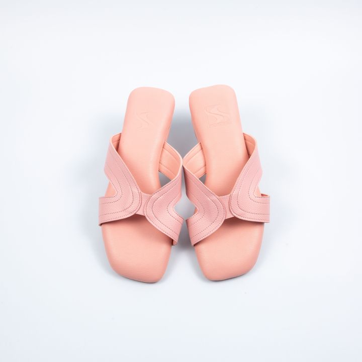 sincera-brand-premium-soft-shoes-รองเท้าแตะ-สีชมพู-หนังนิ่ม-ส้นสูง-1-นิ้ว