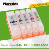 PGI-550 CLI-551 Plavetink ตลับหมึกเครื่องพิมพ์แบบรีฟิลล์สำหรับ Canon PIXMA IP7250 MG5450 MG5550 MG5650 MG6450 MG6650เครื่องพิมพ์ MX725