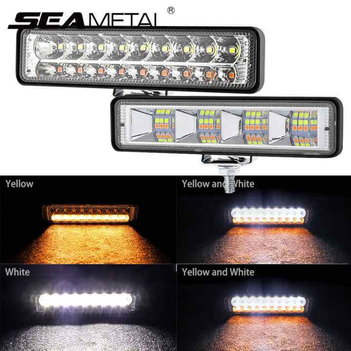 12V 24V LED Work Light Bar 6inch Spotlight LED Fog Lights for Moto Offroad  Atv 4x4