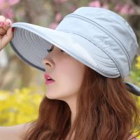 Folding Outdoor Beach Hiking Hats Fashion Hat Anti-Uv Female Visors Caps Golfing Cycling