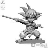 65MM Resin Kits Goku resin Soldier Model self-assembled TD-2109