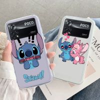 （Grilled cold noodles）  Funny Stich Monster Case สำหรับ Poco X4 Pocox4 Pro 5G Poco M4 Pro อะนิเมะฝาครอบโทรศัพท์ Soft Clear Funda สำหรับ Xiaomi Poco X4 Pro M4 Pro