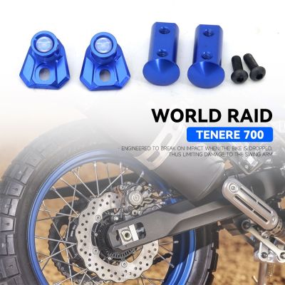 สกรูขาตั้งสกรูตัวเลื่อนรถจักรยานยนต์แขนแกว่งแกนม้วนสายใหม่สำหรับยามาฮ่า TENERE700 2019-2022 TENERE 700 Tenere 700 World Raid ที่คลุม2022