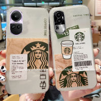 Ins เคสโทรศัพท์ Phone Case OPPO A78 Reno10 10 Pro + 10 Pro+ Plus 4G 5G เคส ป้ายคู่กาแฟสร้างสรรค์เคสซิลิโคนกันตกนิ่มแฟชั่นฝาหลัง เคสโทรศัพท Cover 2023