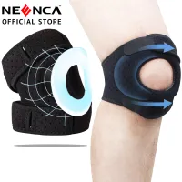 อุปกรณ์พยุงเข่า NEENCA พร้อมแผ่นยึดสองชั้นและแผ่นรองกระดูกสะบ้าเพื่อการรองรับอาการปวดเข่าสูงสุดและการฟื้นตัวอย่างรวดเร็วสำหรับผู้ชายและผู้หญิงแผ่นรองเข่าทางการแพทย์สำหรับการวิ่งออกกำลังกายโรคข้ออักเสบการฟื้นตัวข้อต่อ