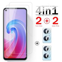 4 In 1 Camera Protective Glass For Oppo A96 4G 2022 Screen Protector Tempered Glass Film On Appo A 96 96A OppoA96 CPH2333 6.59