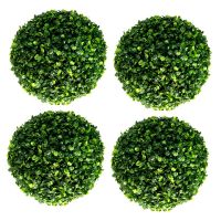 4Pcs 30cm Artificial Grass Topiary Balls Out/Indoor Hanging Ball for Wedding Party Diy Hotel Home Yard Garden Decoration