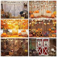 Nature Scene Cowboy Barn Forest Fallen Leaves Baby Portrait Backdrop Photography Photographic Background Photo Studio Photophone