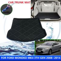 แผ่นป้องกันฝาหน้าฝาหลังกระโปรงรถกันน้ำกันเปื้อนสำหรับ Ford Mondeo 3th MK4 2008 ~ 2014 2009 2010 2012อุปกรณ์เสริมเสื่อ