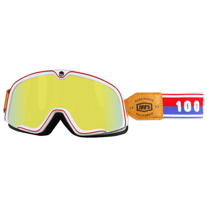 แว่นตามอเตอร์ไซค์100-หมวกกันน็อค-harley-แว่นตาวินเทจรถจักรยานยนต์ขี่แว่นตากันแดด
