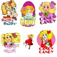 Kawaii Candy รีดบนแพทช์สำหรับเสื้อผ้าการ์ตูนน่ารักสติกเกอร์ความร้อนความร้อนเสื้อยืด Diy ขายส่ง