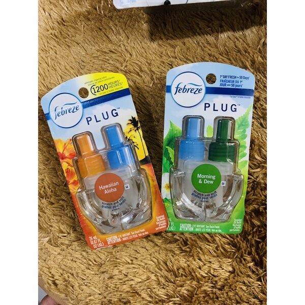 Febreze OdorEliminating Fade Defy PLUG Air Freshener Morning & Dew, (1