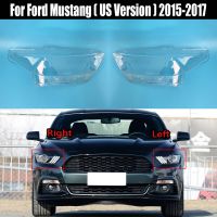 ฝาครอบไฟหน้ารถสำหรับ Ford Mustang (รุ่น US) 2015 2016 2017ที่ครอบโคมไฟที่ครอบโคมไฟฝาครอบไฟไฟฉายคาดศีรษะกรอบกระจก