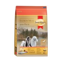 SmartHeart Gold Salmon Meal and Rice 3kg อาหารสุนัข สมาร์ทฮาร์ท โกลด์ สูตร แซลมอนและข้าว สำหรับ สุนัขโต พันธุ์เล็ก 3Kg