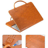 Laptop Case for Pro Air 15.4 13.3 13 12 11 Laptop Bag PU Leather Sleeve Detachable Notebook Cover Bag