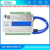 ♞✎ XHC mach4 motion control card cnc controller USB 3/4/6 axis motion control card MK4 engraving machine CNC machining center